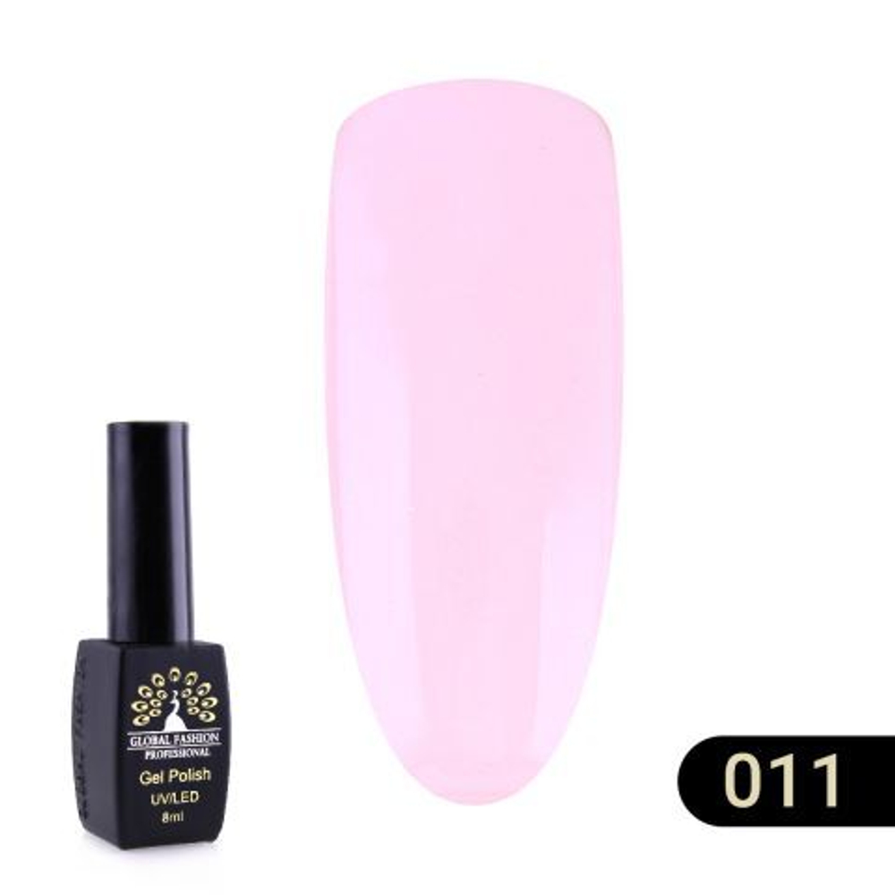 Гель лак BLACK ELITE 011, Global Fashion 8 мл