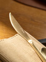 Набор столовых приборов Pure, золотистые матовые, 24 пред.