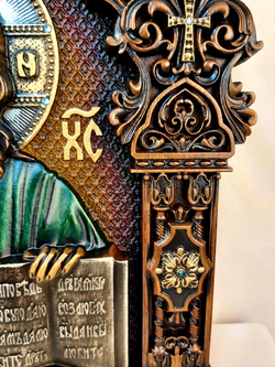 Икона резная "Господь Вседержитель"