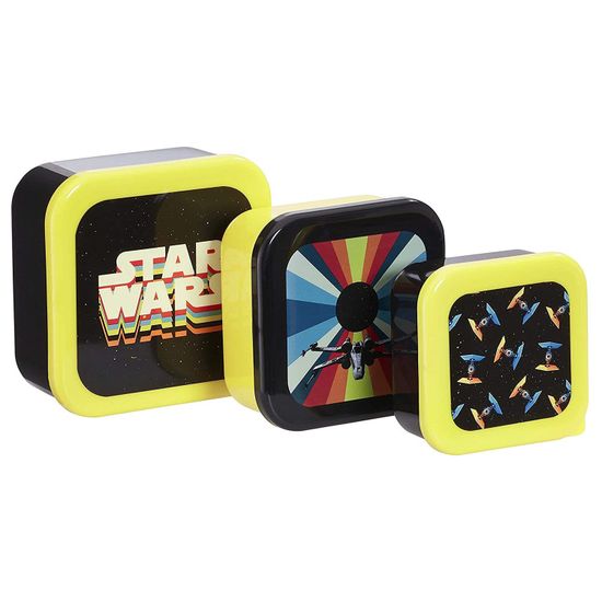 Набор контейнеров для хранения продуктов Funko Star Wars Retro Retro Vehicles 3шт UT-SW06324