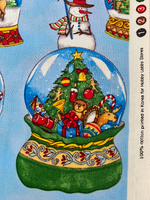 Ткань Новогодняя 100% хлопок ш-110см пэчворк- (Италия) цена за 1м