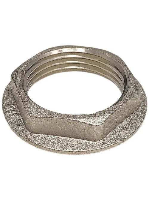 Контргайка 3/4 дюйма с бортиком "SMS", никелированная латунь