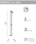 Душ солнечный Arkema Spring S A 200