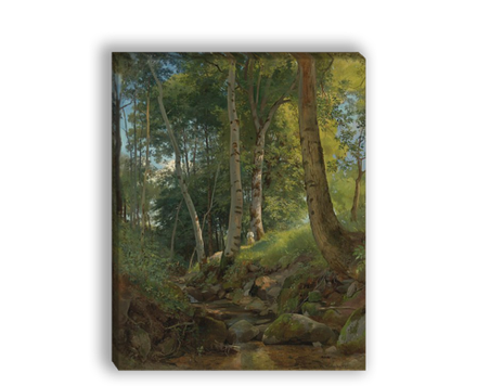 "Ручей", Шишкин Иван Иванович, картина (репродукция)