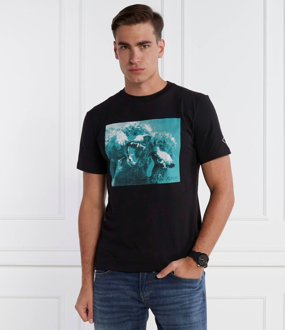 Футболка Replay - черный(M6663.000.23608P)