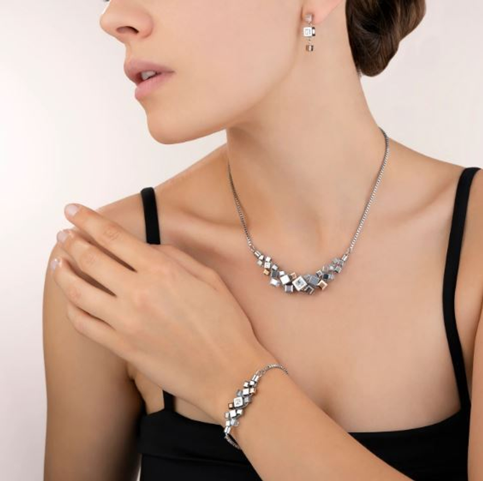 Колье Coeur de Lion Silver-Rosegold 5037/10-1723
