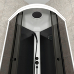 Душевая Кабина Грэй-Блэк 90*90 А