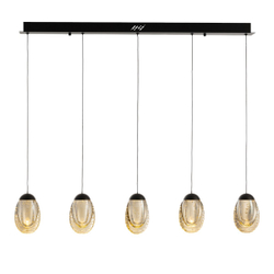 Подвесной светильник MD25090022-5B matt black/champagne