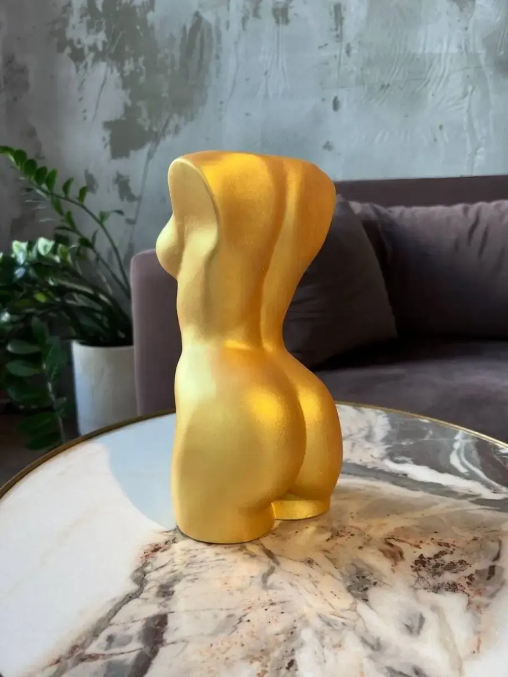 Кашпо для цветов Торс Горшок  Ваза Скульптура