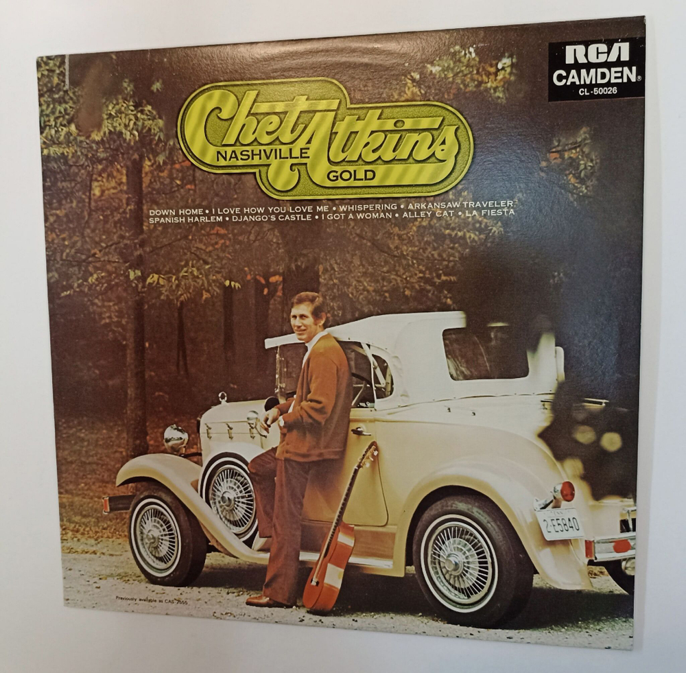 Винтажная виниловая пластинка LP Chet Atkins Nashville Gold (Canada 1981)
