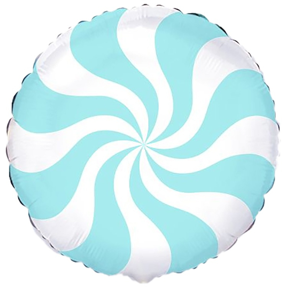 Шар Фольгированный Конфета голубая пастель (Голубой)