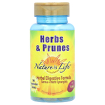Nature's Life, Herbs & Prunes, 100 вегетарианских таблеток