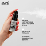 Пудра для создания объема и текстуры волос с эффектом мерцания Mone Professional GRAPHITE TEXTURIZING POWDER, 8 гр