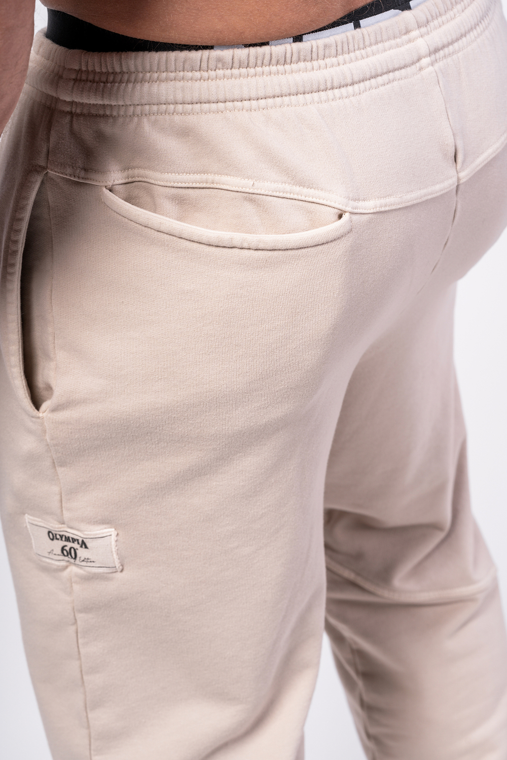Спортивные брюки Washed Sweat Joggers LEGEND 795 Кремовые
