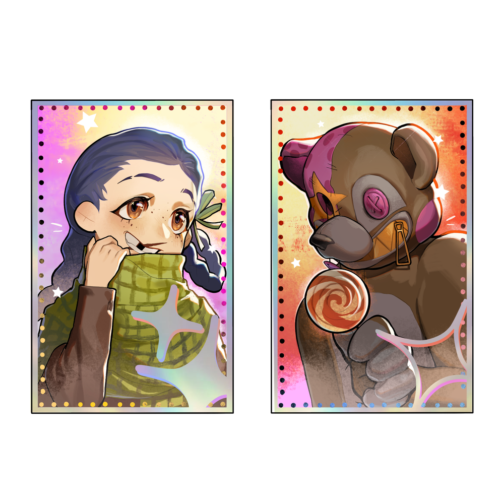 Карточка на голо бумаге «Phantasmagoria»