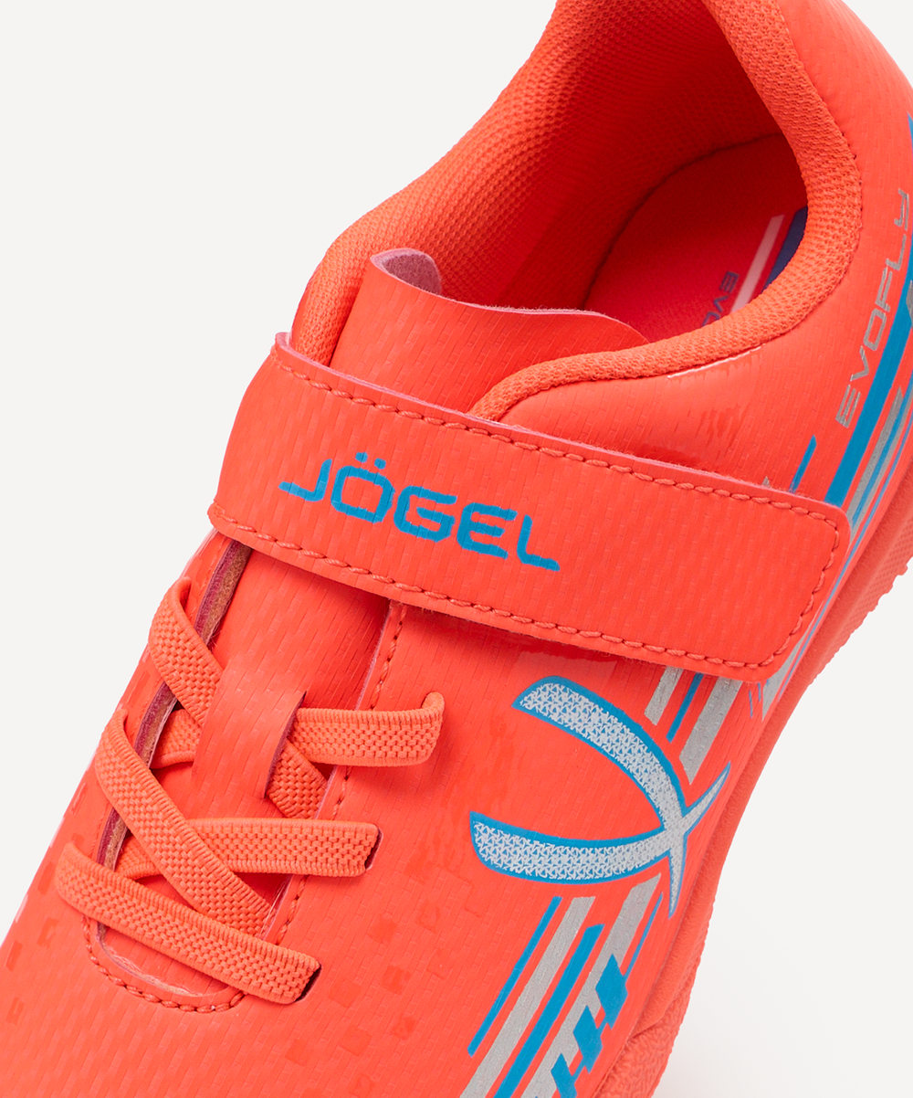 Бутсы футбольные Jogel Evofly IN Talant KIDS coral, коралловый