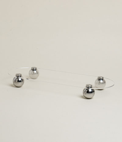 Поднос из акрила на четырех сферах data-res=