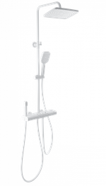 Душевая система с термостатом WONZON & WOGHAND MUSE Legato, Белый матовый (WW-B4129-MW)