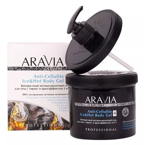 Контрастный антицеллюлитный гель для тела ANTI-CELLULITE ICE&HOT BODY GEL, 550 МЛ