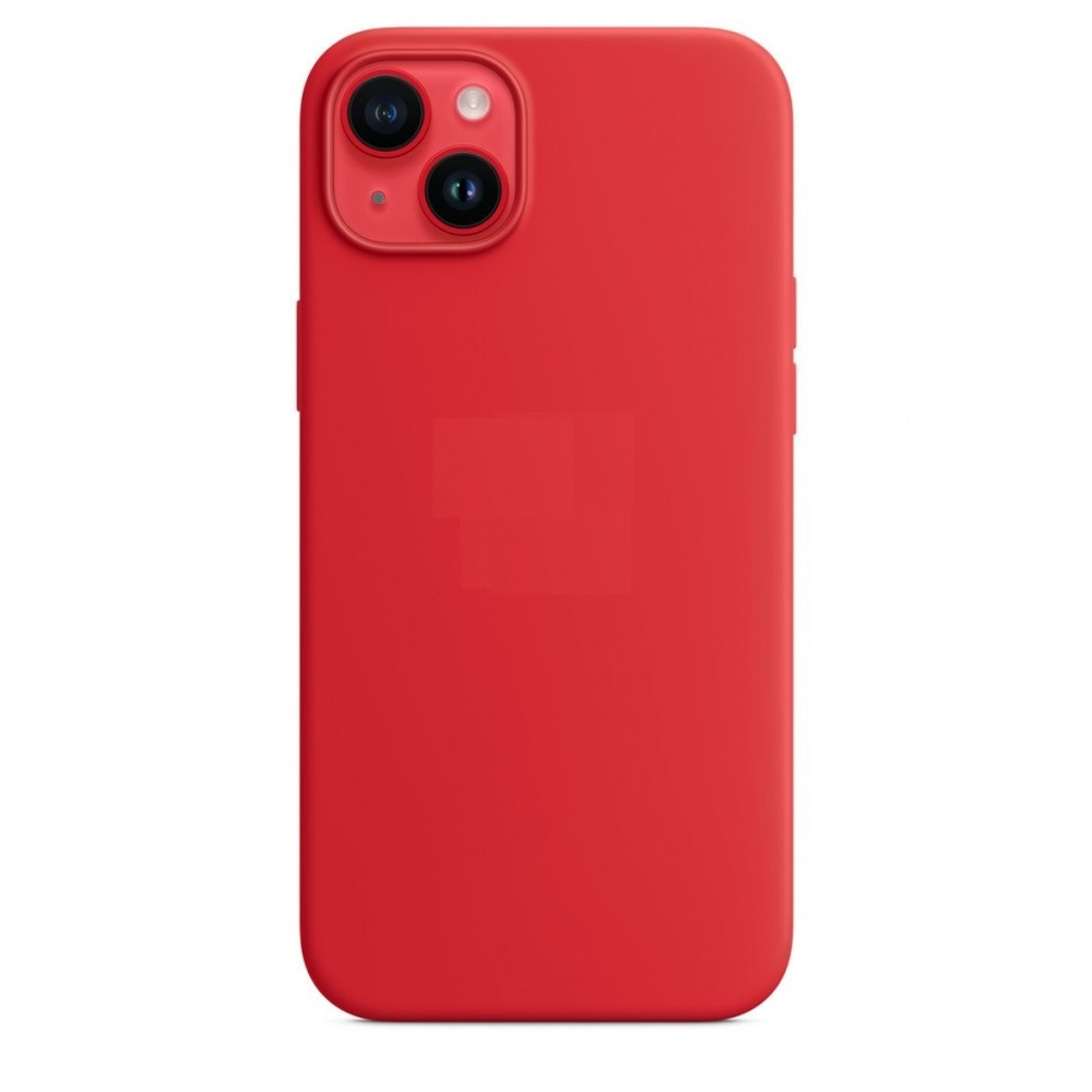 Накладка iPhone 14 Plus силикон красный