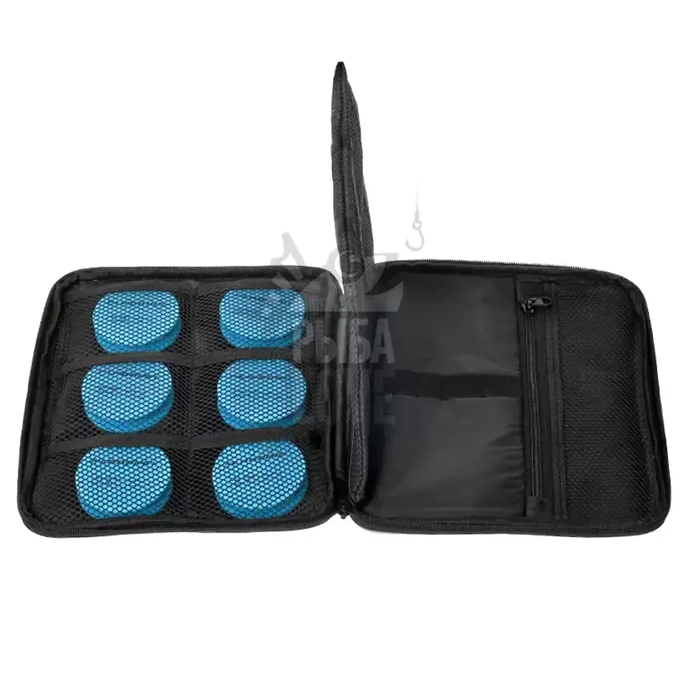 Поводочница-органайзер FLAGMAN Soft Rig Case & Accessories Case 6 Eva Spools 27x22x3см