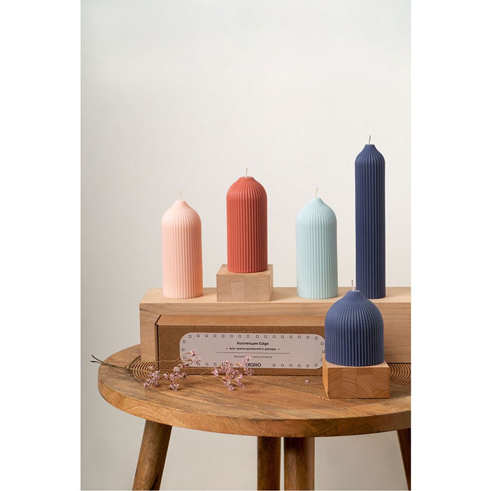 Свеча декоративная терракотового цвета из коллекции Edge, 25,5 см