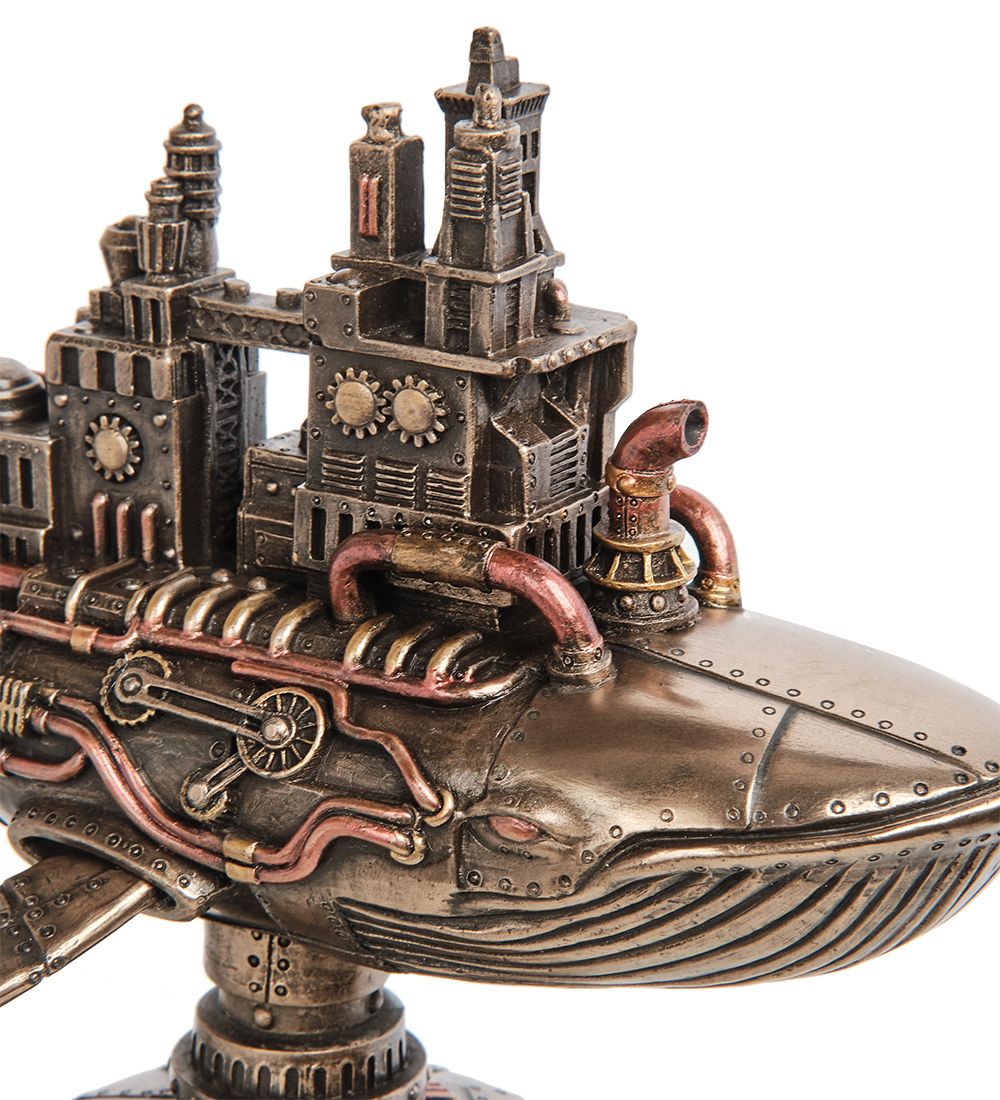 Veronese WS-1072 Статуэтка в стиле Стимпанк «Пятидесятидвухгерцевый кит»
