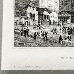 Казань. Николо-Гостинодворская Церковь. Гравюра. Сер. XIX века.