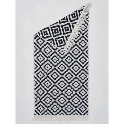 Коврик из хлопка KILIM GOLD 80серый-черный, Турция 57634