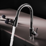 Смеситель для кухни с вытягивающимся изливом, хром AM.PM X-Joy S F85B07500