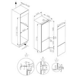 Встраиваемый холодильник Hansa BK3167.3FA