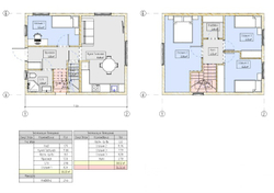 Проект Дома 114,92 кв. м из бруса двухэтажный Д-25
