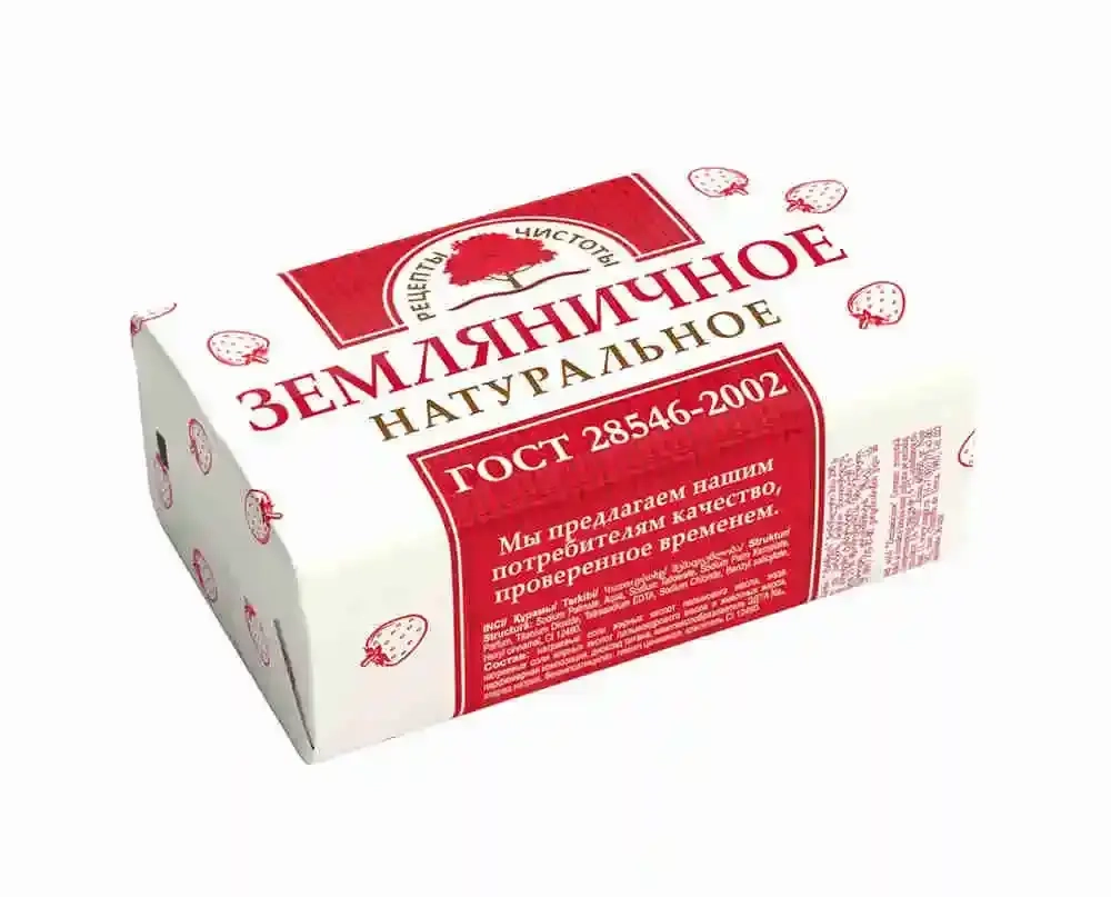 Мыло НМЖК 180г Рецепты чистоты Земляничное (36)