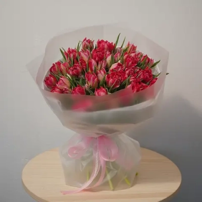 Букет с тюльпанами