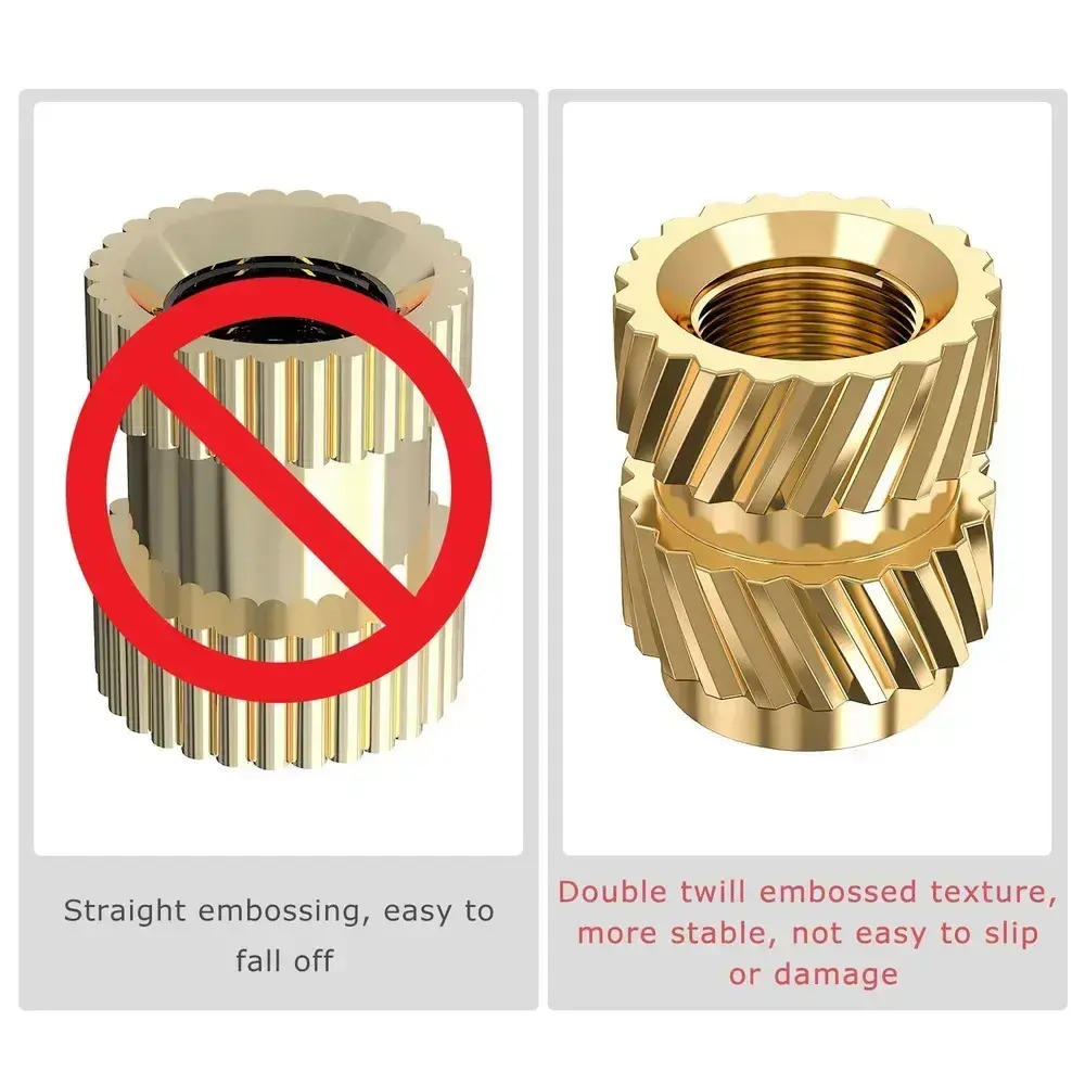 120 шт. M3X5.7-OD4.6 резьба с накаткой из латуни с резьбой термостойкая термостойкая вставка гайка для 3D-принтер