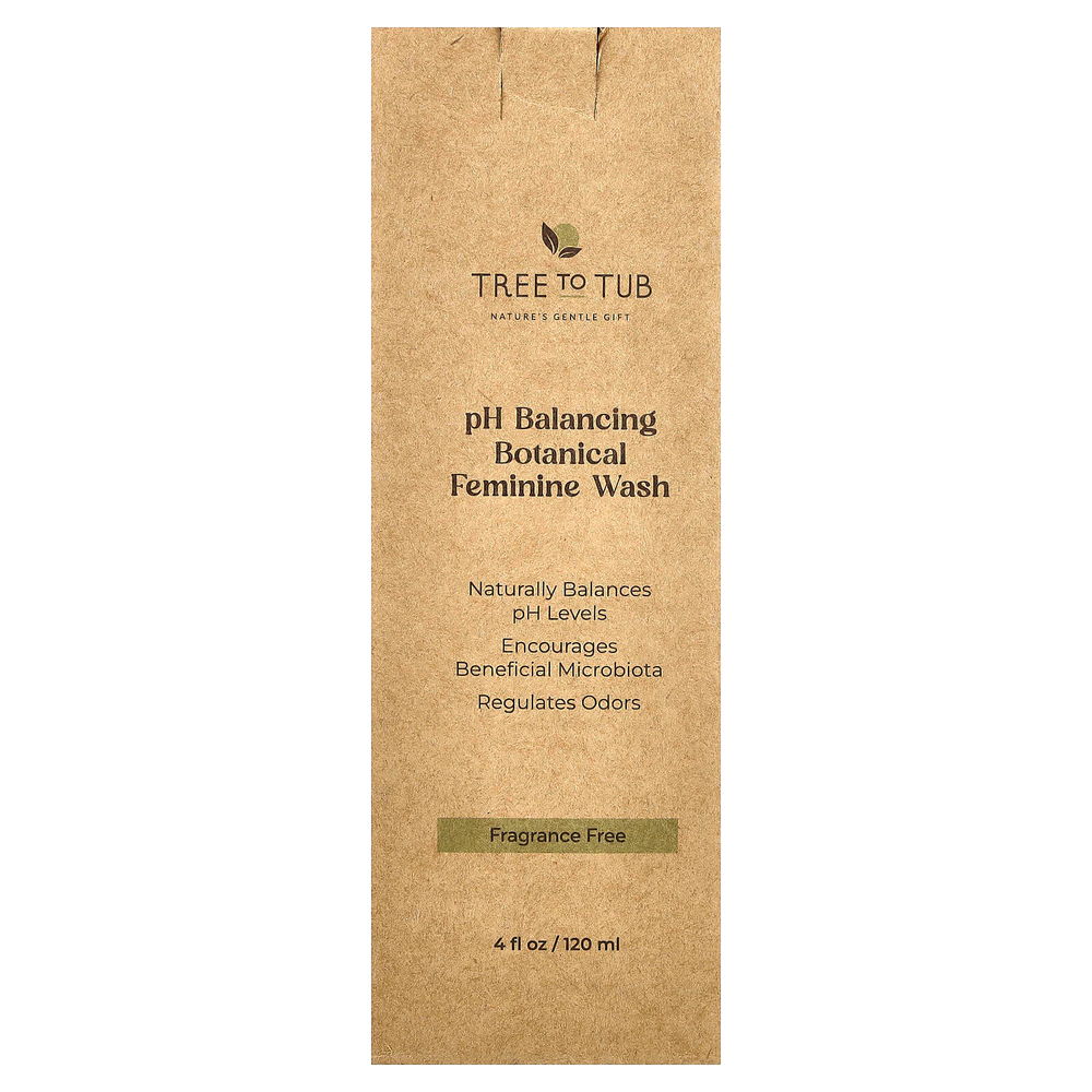 Tree To Tub, очищающее средство для женщин с растительным балансом, без отдушек, 120 мл (4 жидк. унции)