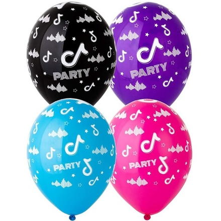 Воздушные шары Belbal с рисунком Блогер Party, 25 шт. размер 14" #1103-2499