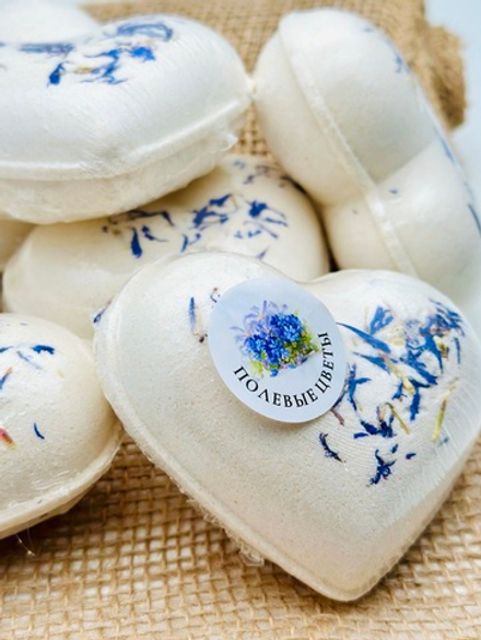 Бомба-сердце (XL) «Полевые цветы»