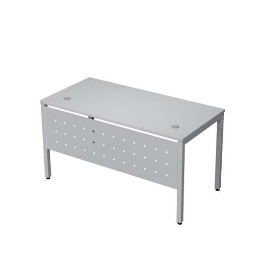 6МК.069 Стол рабочий с экраном из металла (1400*600*750)