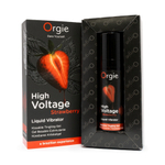 Жидкий вибратор Orgie High Voltage Strawberry - 15 мл.