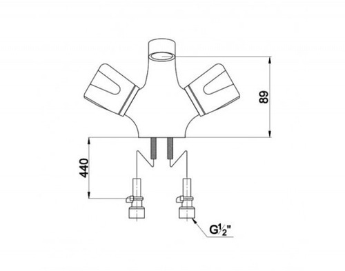 Смеситель для раковины Timo Porto 0181F chrome