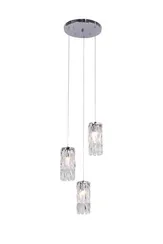 5076-3CR CHROME+CLEAR (1) Люстра NW #