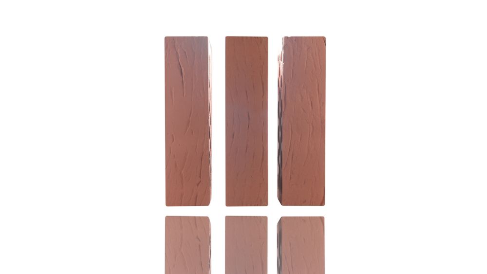 Кирпич керамический Красный (рустик) 1НФ УТ.СТ. М175 (444 шт.) Керма