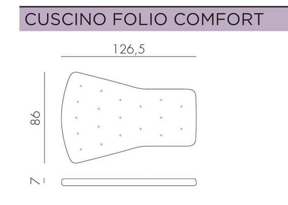 Уличное кресло Folio черное с розовой подушкой