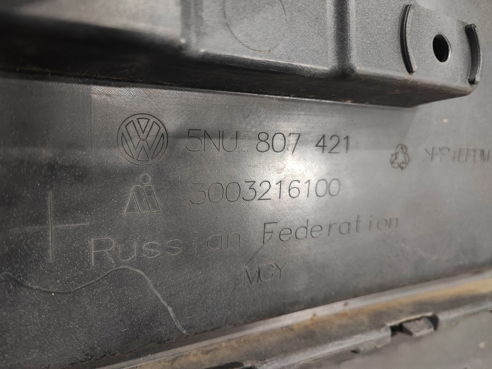 Бампер задний Volkswagen Tiguan 1 11-18 Б/У Оригинал 5NU807421GRU