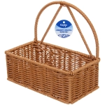 Органайзер подвесной плетёный ручной работы «БРОВАЦЦО», цвет соломенный, одна прямоугольные секция