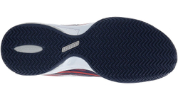 Мужские кроссовки теннисные Lotto Mirage 300 Clay - navy blue/all white/red poppy