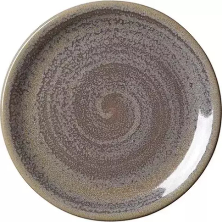 Тарелка «Революшн Гранит» пирожковая фарфор D=154,H=10мм серый,коричнев