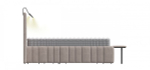 Кровать BOSS INFINITY 180*200 велюр Monolit латте