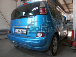 Фаркоп оцинкованный Galia C059A для Citroen C3 Picasso 2009-2017(паспорт и сертификат в комплекте)(без электрики)